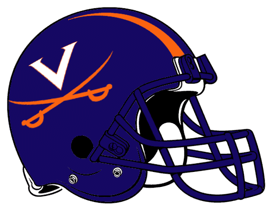 Virginia Cavaliers 2001-Pres Helmet Logo diy DTF decal sticker